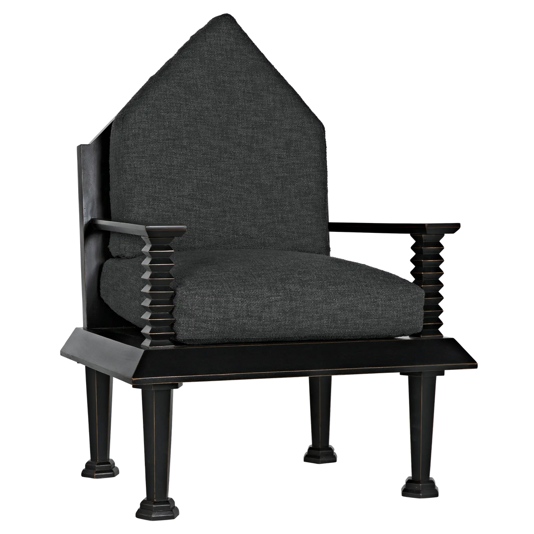 American Home Furniture | Noir - Resurrection Chair w/US Made Cushions