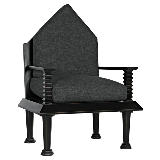 Noir Resurrection Chair w/US Made Cushions ACCENT + LOUNGE CHAIRS