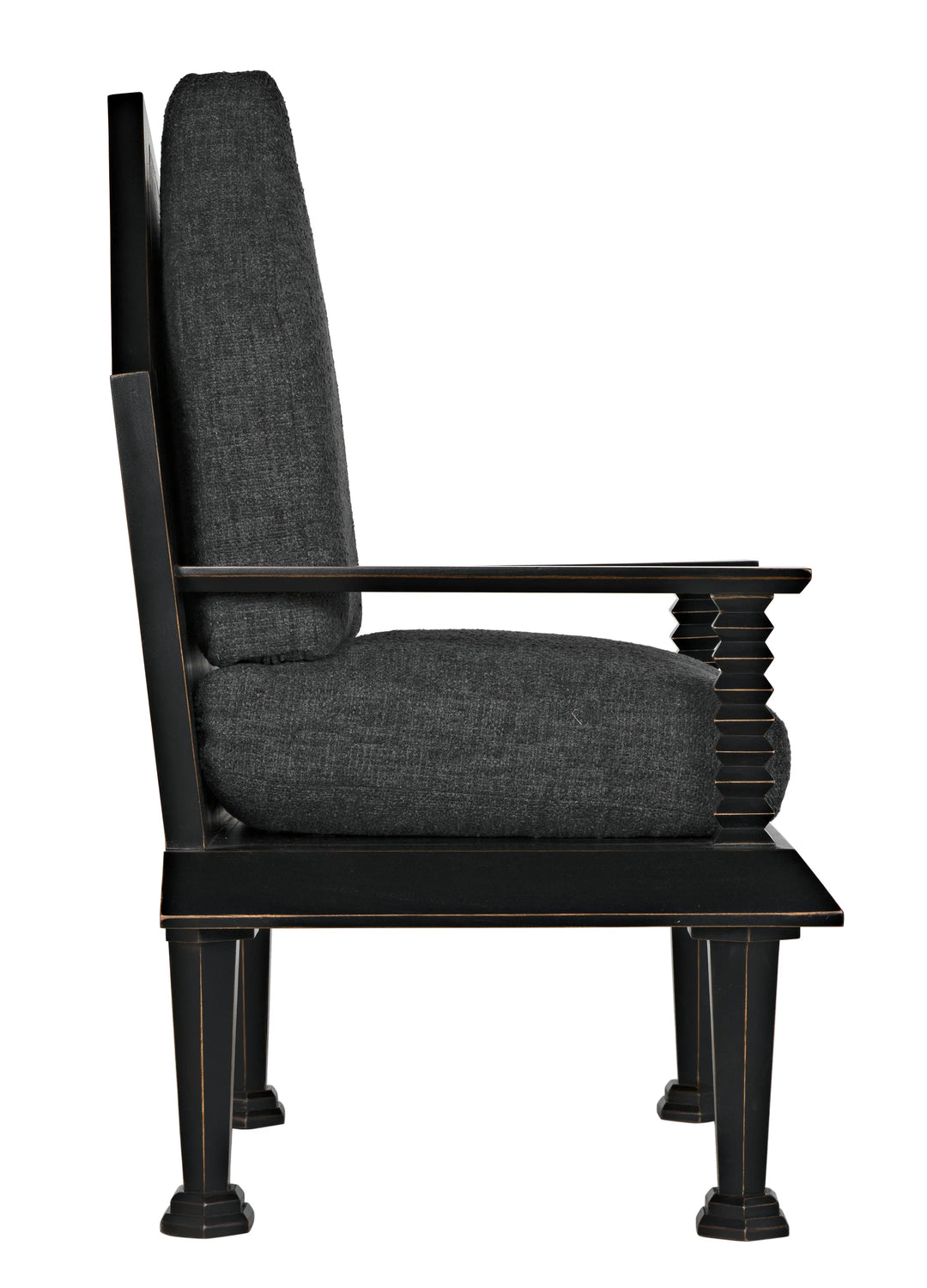 American Home Furniture | Noir - Resurrection Chair w/US Made Cushions