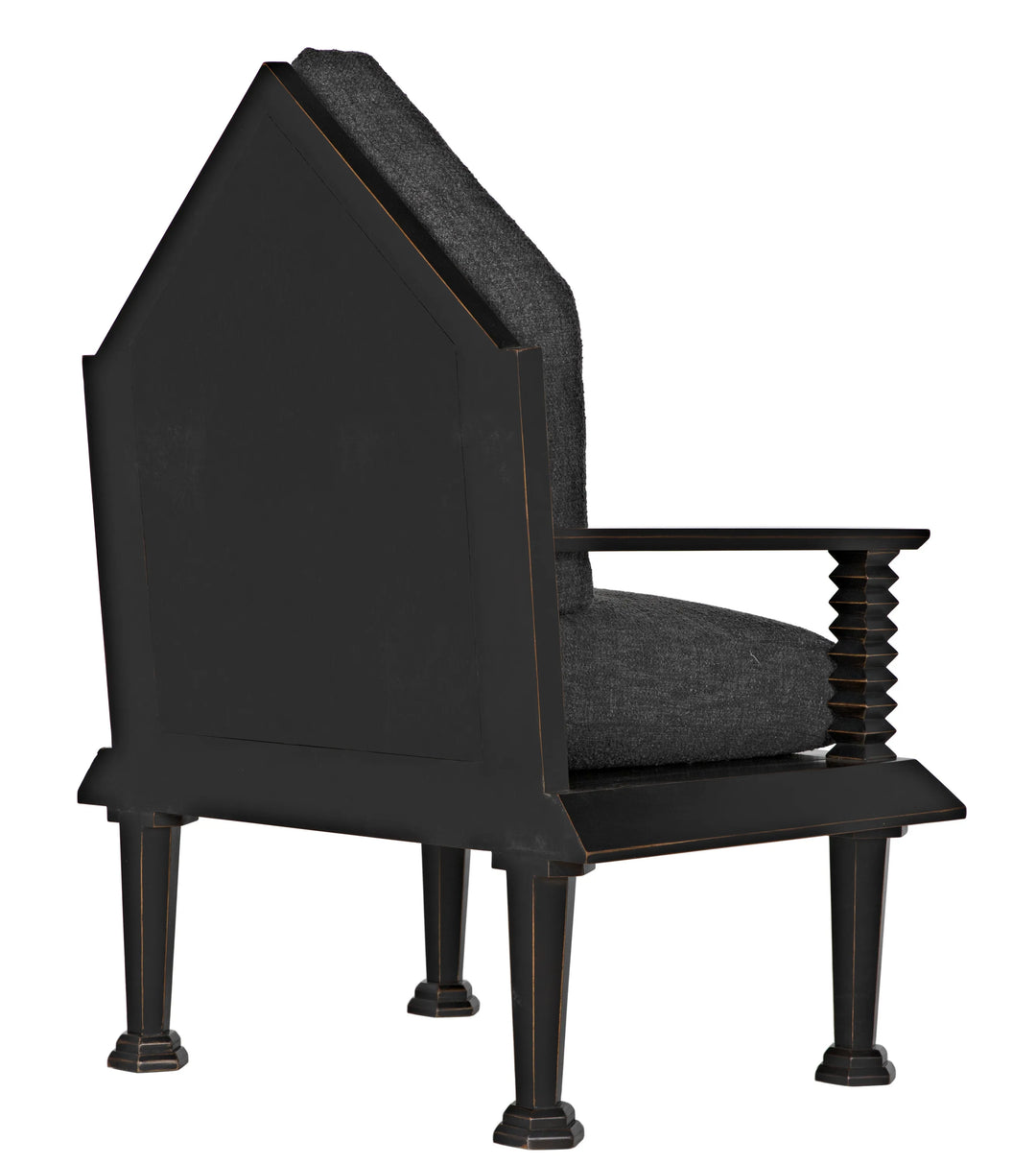 American Home Furniture | Noir - Resurrection Chair w/US Made Cushions