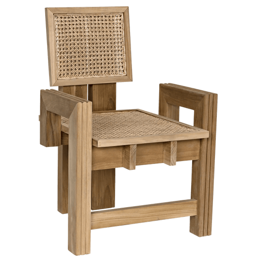 Noir Fatima Chair, Teak - Set of 2 DINING CHAIRS