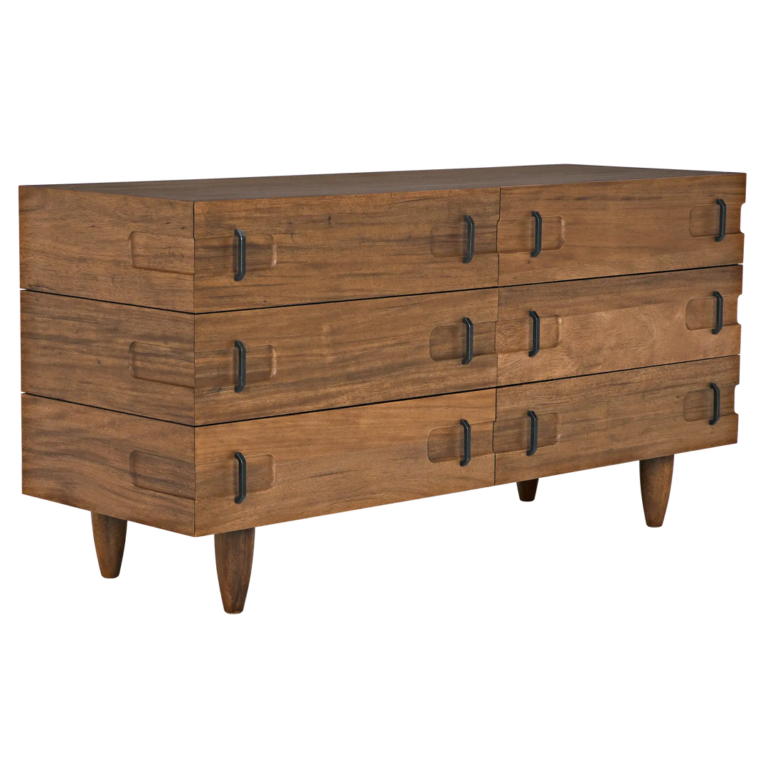 American Home Furniture | Noir - David Sideboard, Dark Walnut