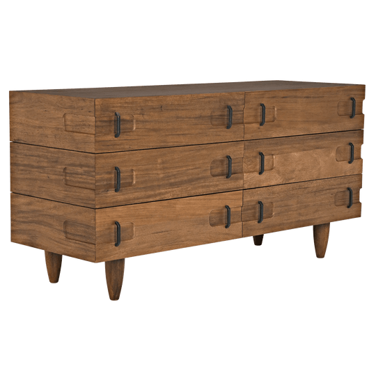 Noir David Sideboard, Dark Walnut CABINETS