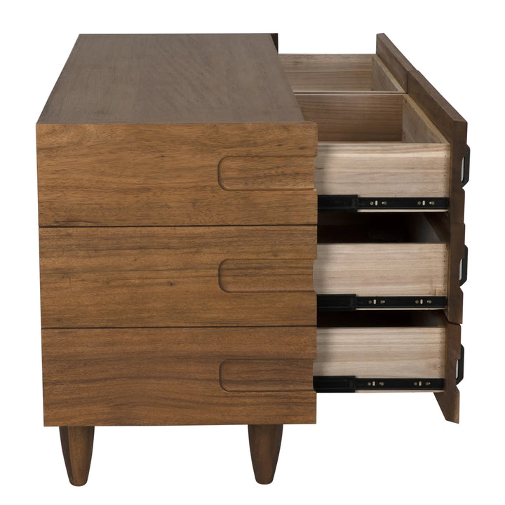 American Home Furniture | Noir - David Sideboard, Dark Walnut