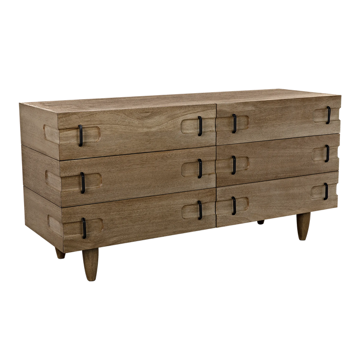 American Home Furniture | Noir - David Sideboard, Washed Walnut