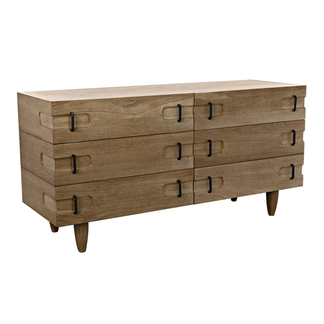 American Home Furniture | Noir - David Sideboard, Washed Walnut