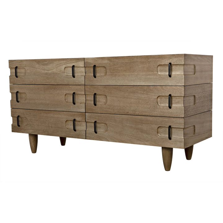 American Home Furniture | Noir - David Sideboard, Washed Walnut