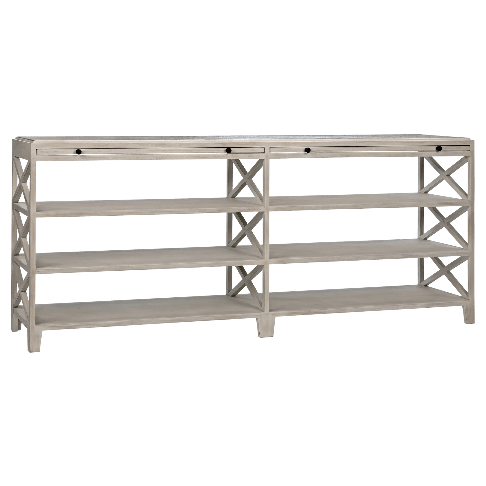 Noir Sutton Console, White Wash CONSOLE TABLES