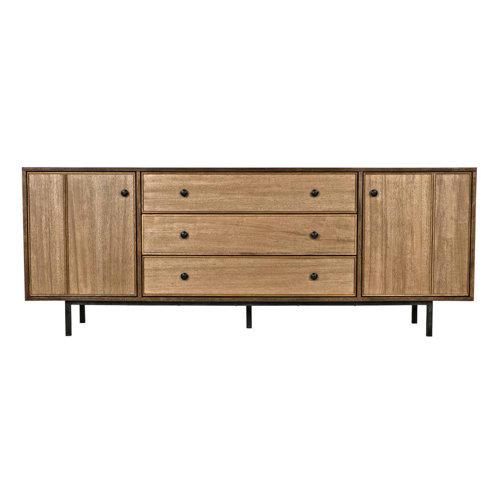 American Home Furniture | Noir - Boston Sideboard, Dark Walnut