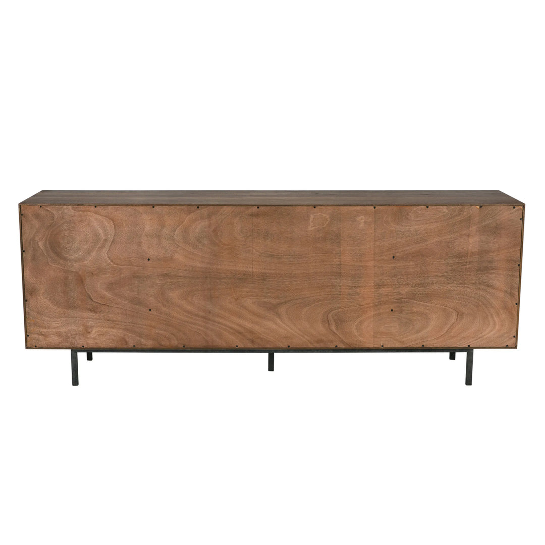 American Home Furniture | Noir - Boston Sideboard, Dark Walnut