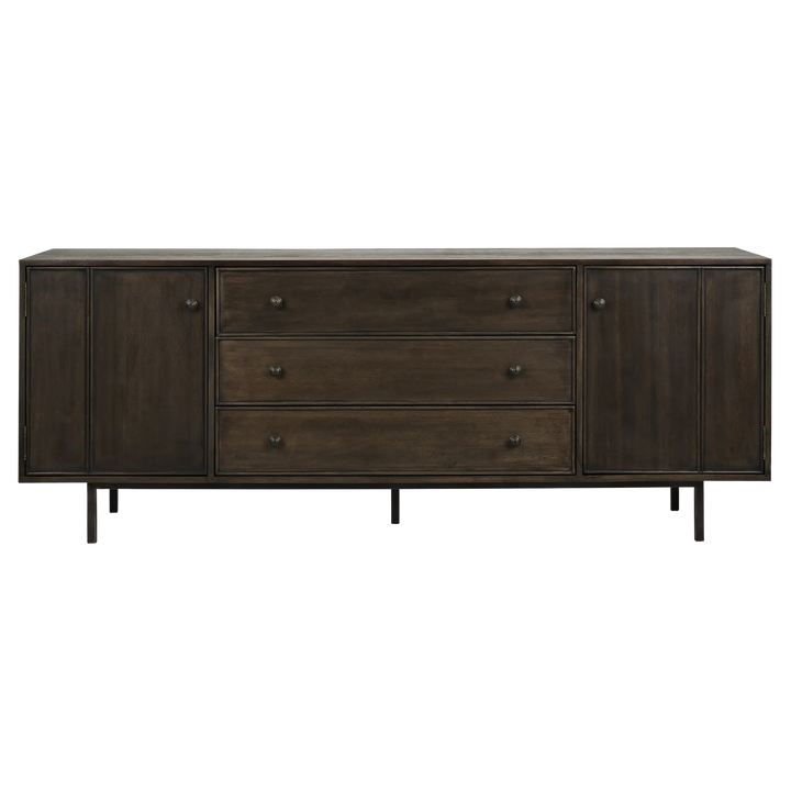 American Home Furniture | Noir - Boston Sideboard, Ebony Walnut