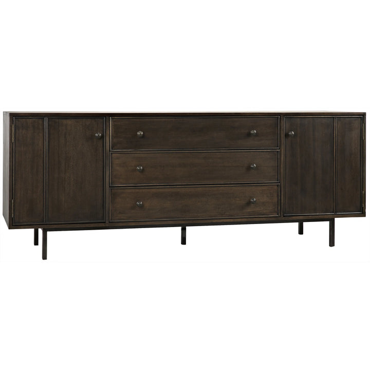 American Home Furniture | Noir - Boston Sideboard, Ebony Walnut