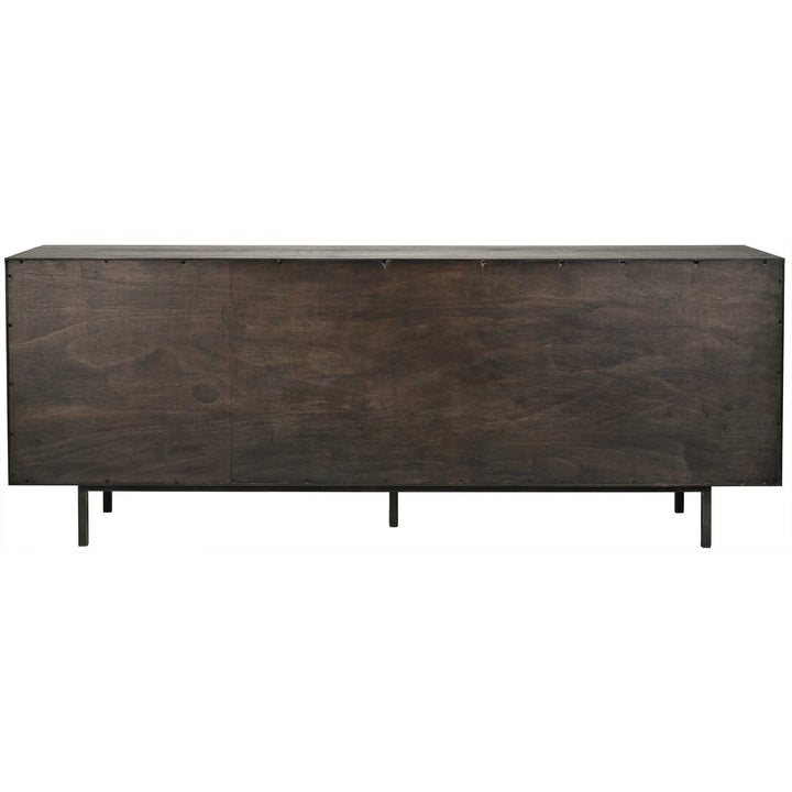 American Home Furniture | Noir - Boston Sideboard, Ebony Walnut