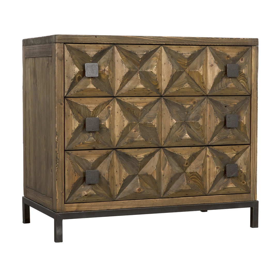 American Home Furniture | Noir - Jones 3 Drawer Sideboard