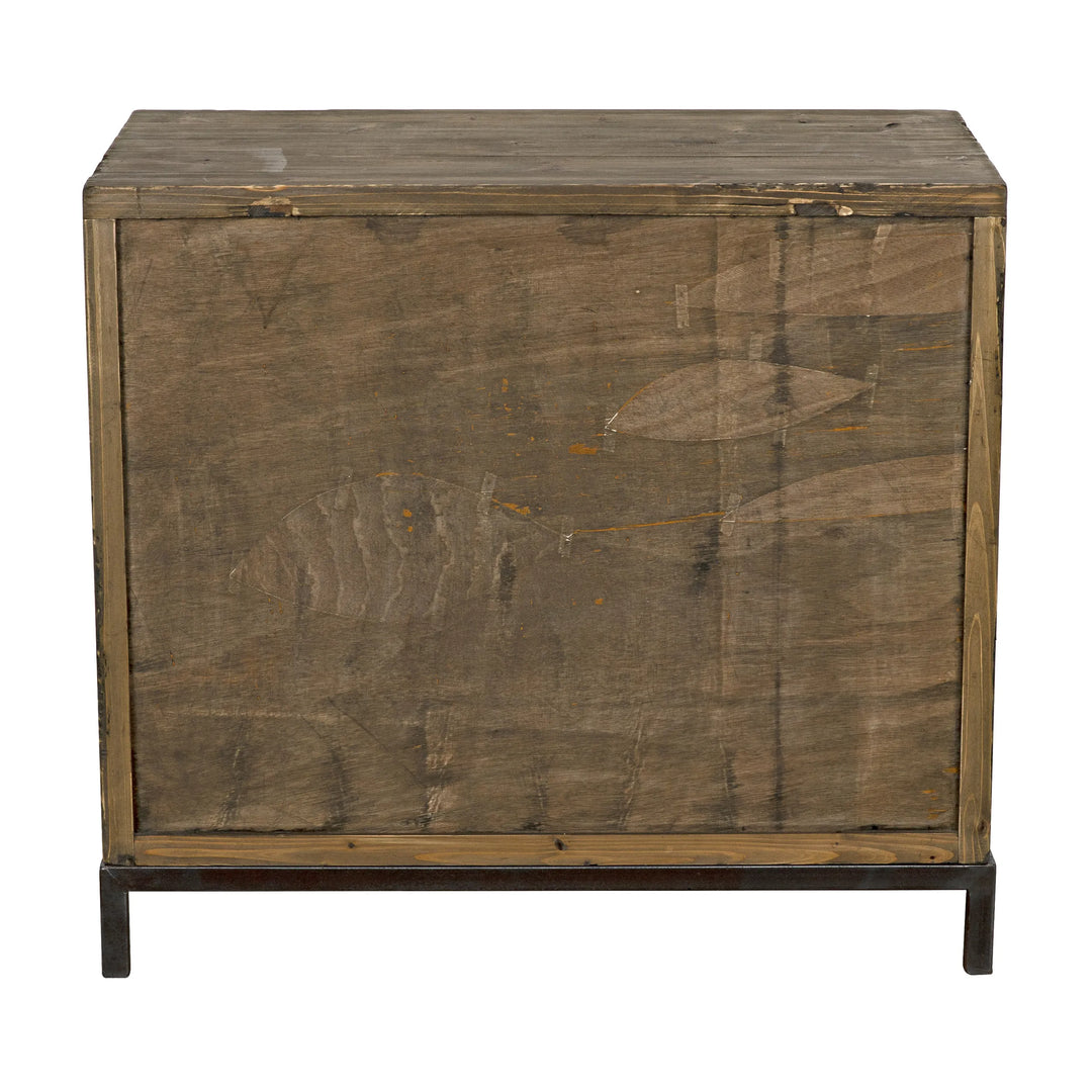 American Home Furniture | Noir - Jones 3 Drawer Sideboard