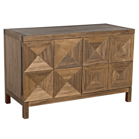 Noir Quadrant 2 Door Sideboard, Dark Walnut CABINETS