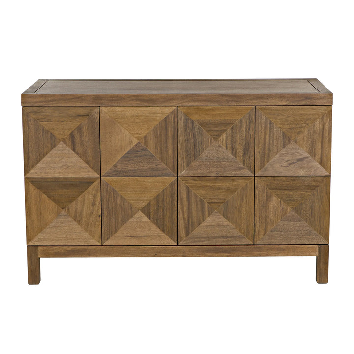 American Home Furniture | Noir - Quadrant 2 Door Sideboard, Dark Walnut