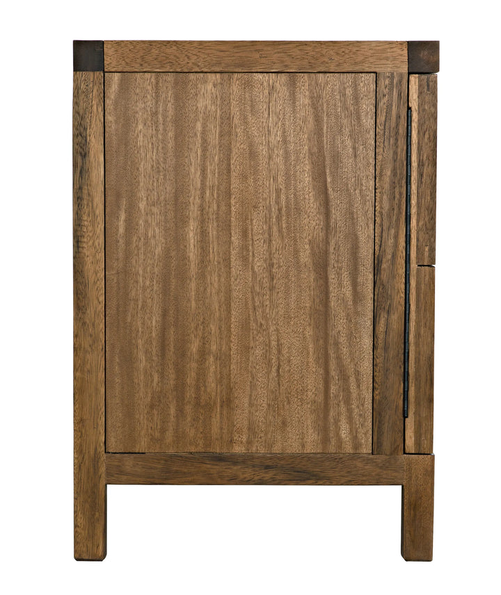 American Home Furniture | Noir - Quadrant 2 Door Sideboard, Dark Walnut