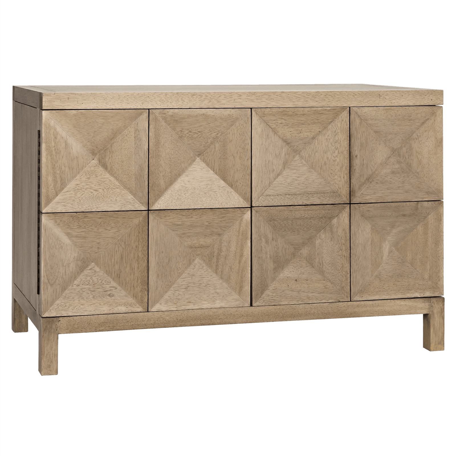 Noir Quadrant 2 Door Sideboard, Washed Walnut CABINETS