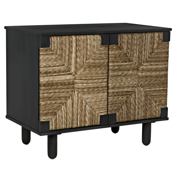 American Home Furniture | Noir - Brook 2 Door Sideboard, Pale