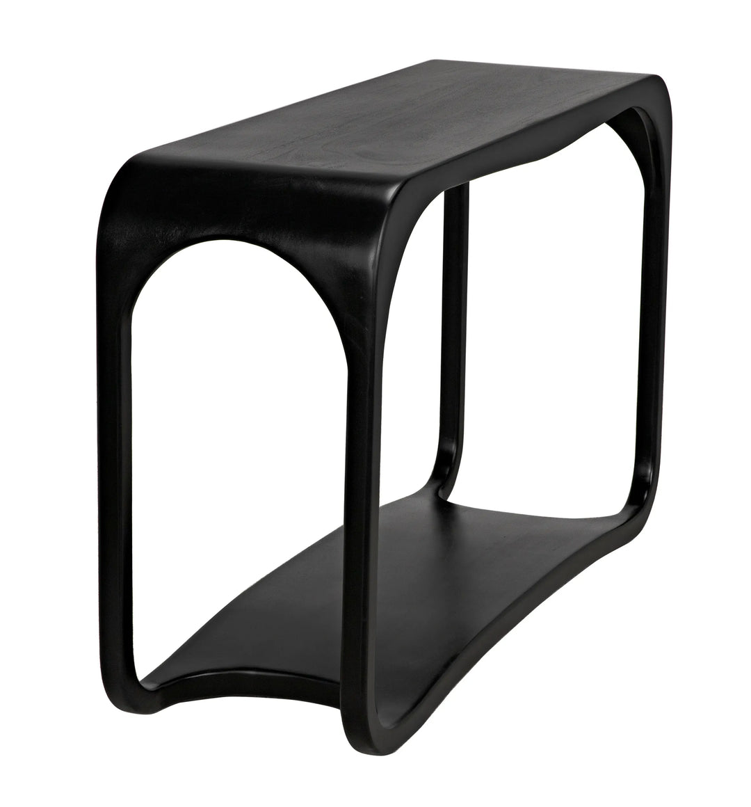 American Home Furniture | Noir - Milena Console, Hand Rubbed Black