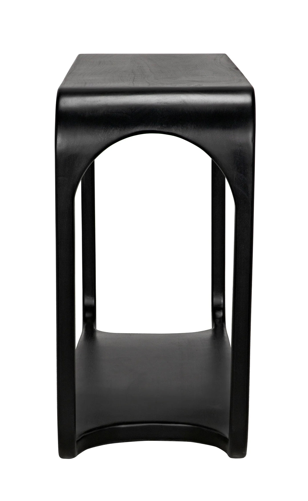 American Home Furniture | Noir - Milena Console, Hand Rubbed Black