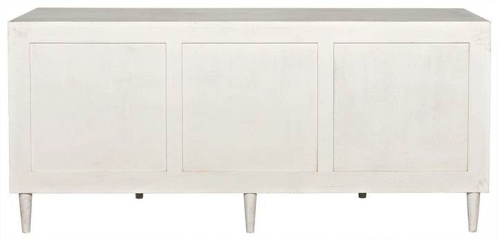 American Home Furniture | Noir - Morten 9 Drawer Dresser, White Wash