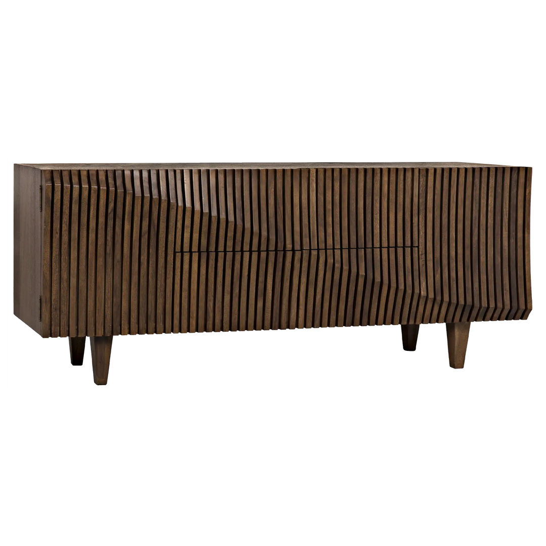 American Home Furniture | Noir - Jin-Ho Sideboard, Dark Walnut