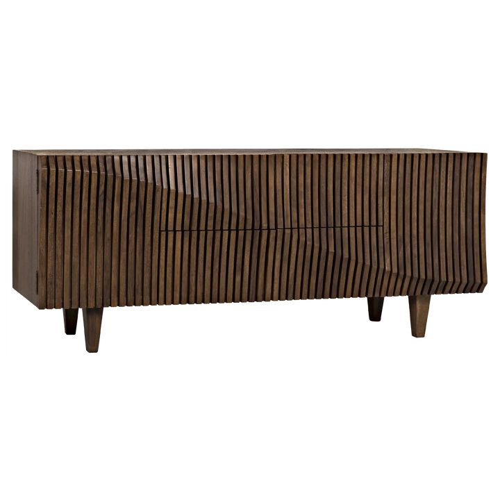 American Home Furniture | Noir - Jin-Ho Sideboard, Dark Walnut