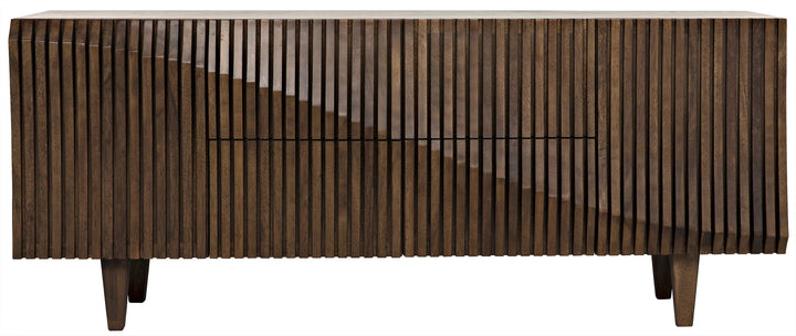 American Home Furniture | Noir - Jin-Ho Sideboard, Dark Walnut