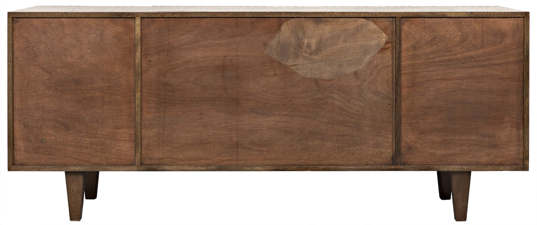 American Home Furniture | Noir - Jin-Ho Sideboard, Dark Walnut