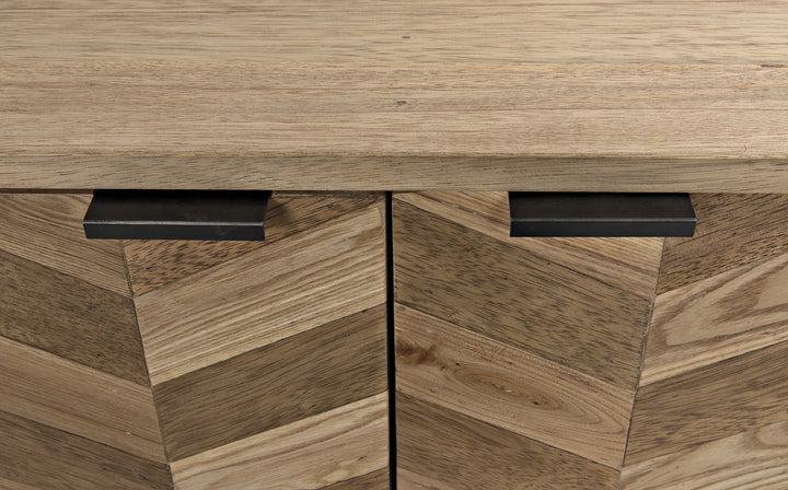 American Home Furniture | Noir - Herringbone Sideboard