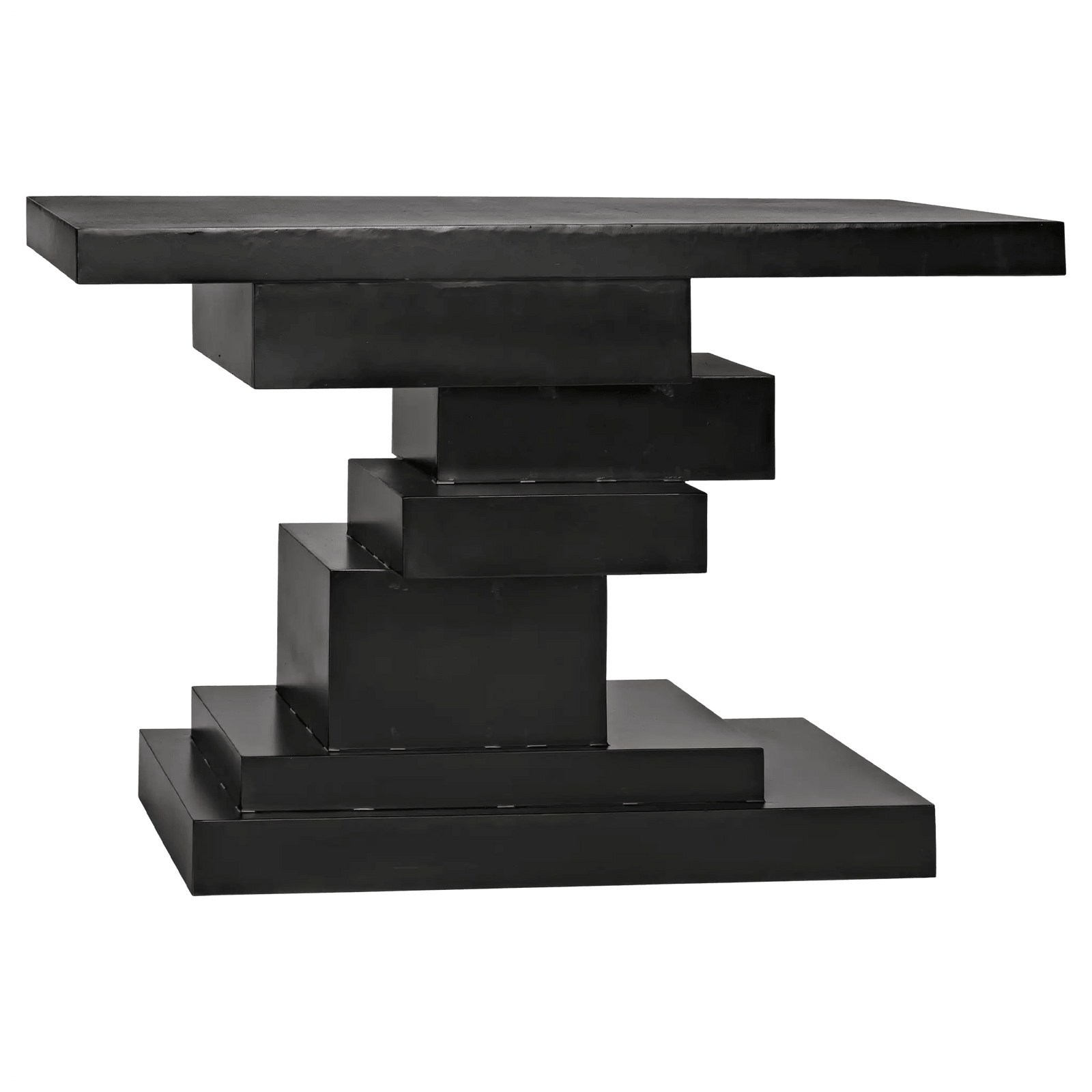 Noir Platoon Console, Black Steel CONSOLE TABLES