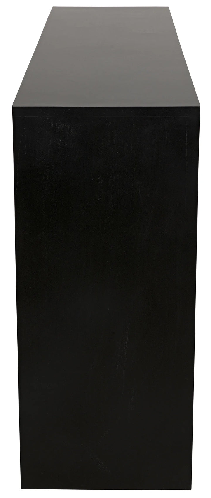 American Home Furniture | Noir - Bridge Console, Hand Rubbed Black