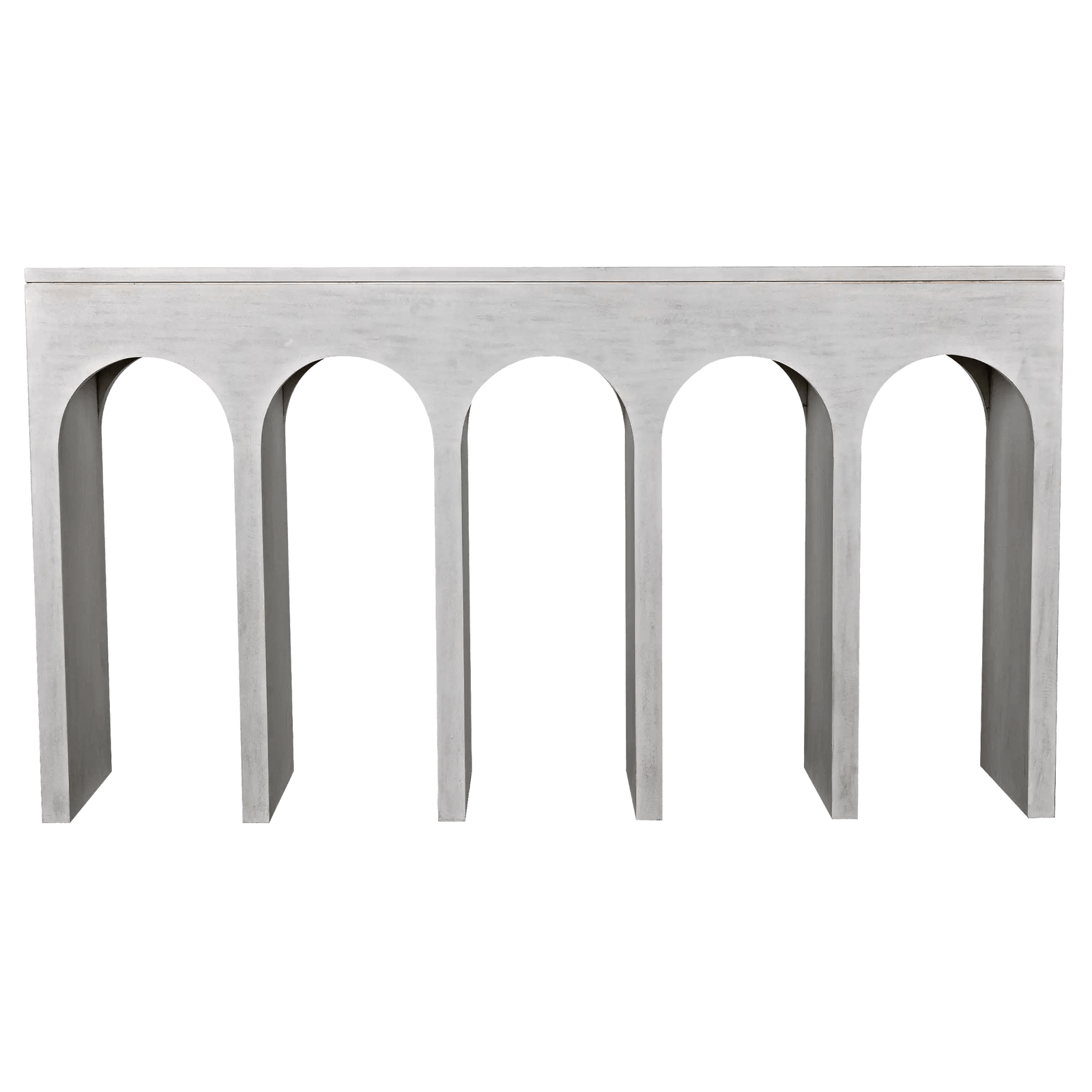 Noir Bridge Console, White Wash CONSOLE TABLES