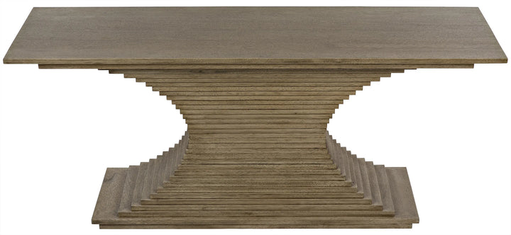 American Home Furniture | Noir - Cambio Console, Bleached Walnut