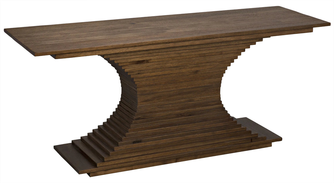 American Home Furniture | Noir - Cambio Console, Dark Walnut