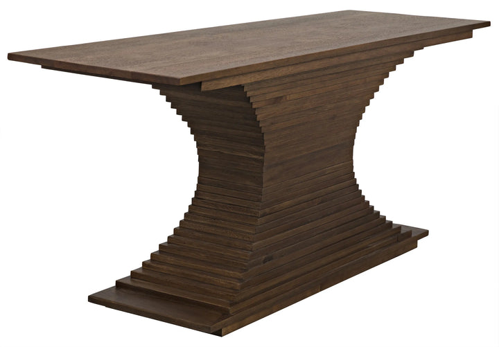 American Home Furniture | Noir - Cambio Console, Dark Walnut