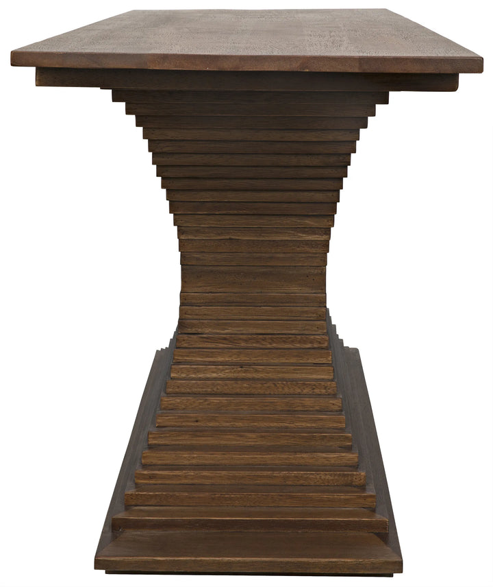 American Home Furniture | Noir - Cambio Console, Dark Walnut