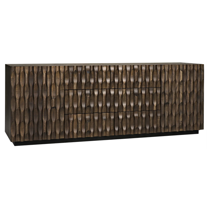 American Home Furniture | Noir - Alameda Sideboard, Large, Dark Walnut