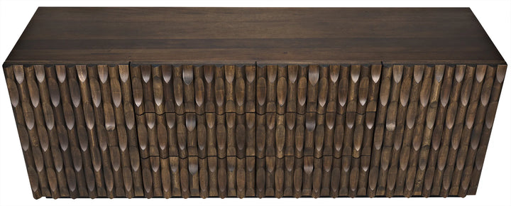 American Home Furniture | Noir - Alameda Sideboard, Large, Dark Walnut