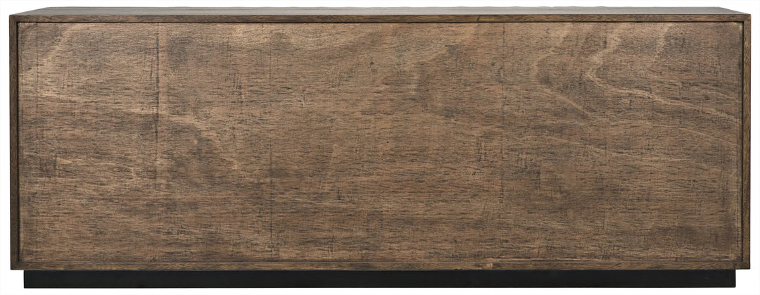 American Home Furniture | Noir - Alameda Sideboard, Large, Dark Walnut