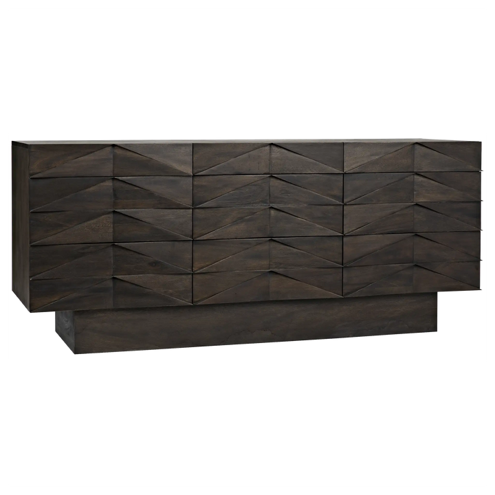 American Home Furniture | Noir - Drake Sideboard, Ebony Walnut