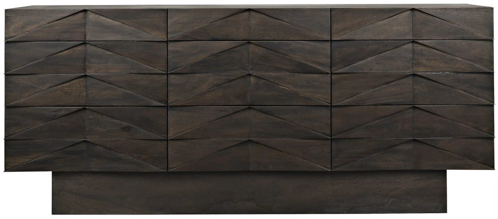 American Home Furniture | Noir - Drake Sideboard, Ebony Walnut