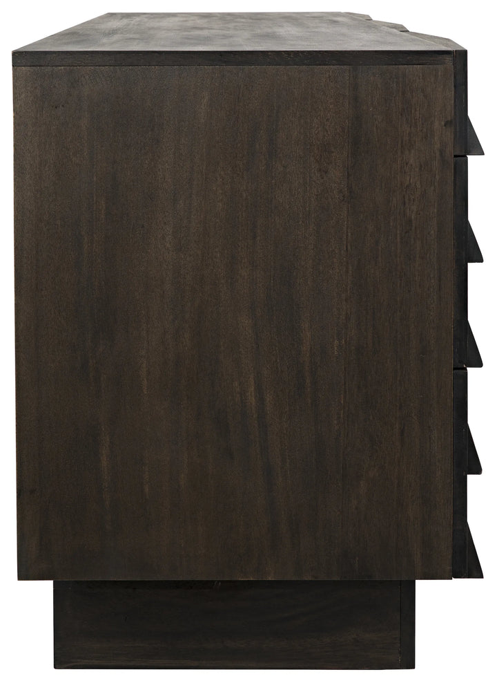 American Home Furniture | Noir - Drake Sideboard, Ebony Walnut