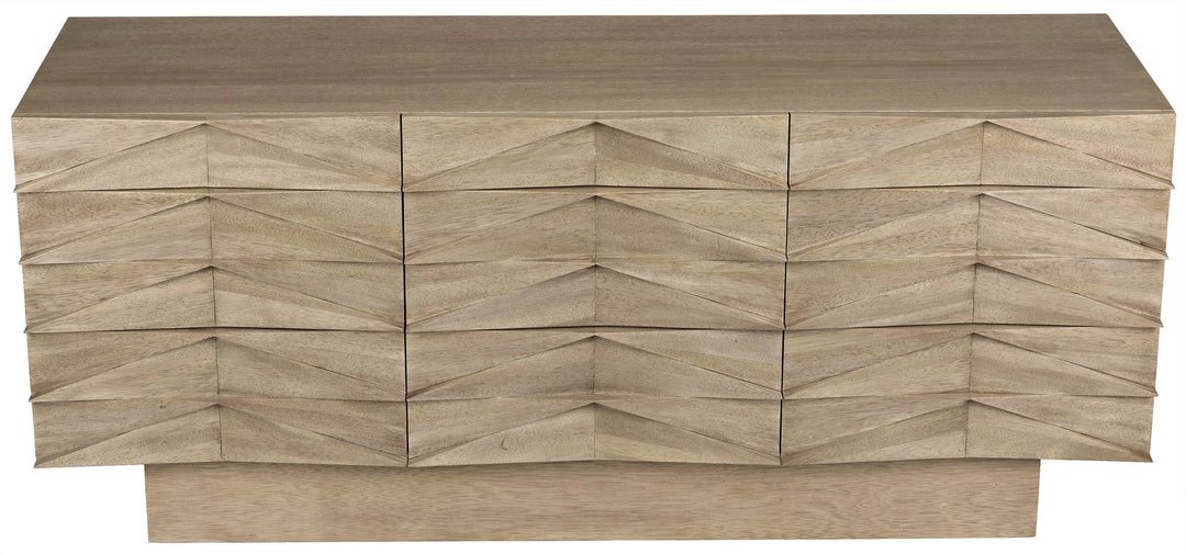 American Home Furniture | Noir - Drake Sideboard, Washed Walnut