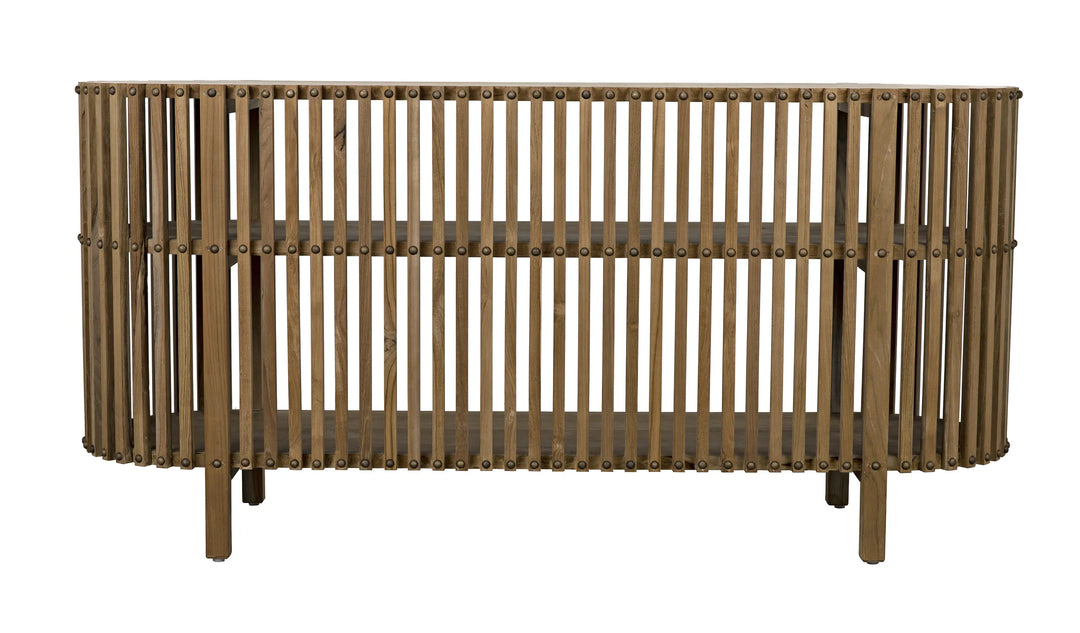 American Home Furniture | Noir - Consuela Console, Teak