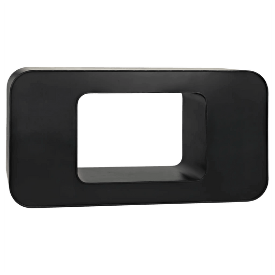 Noir Shylock Console, Black Steel CONSOLE TABLES