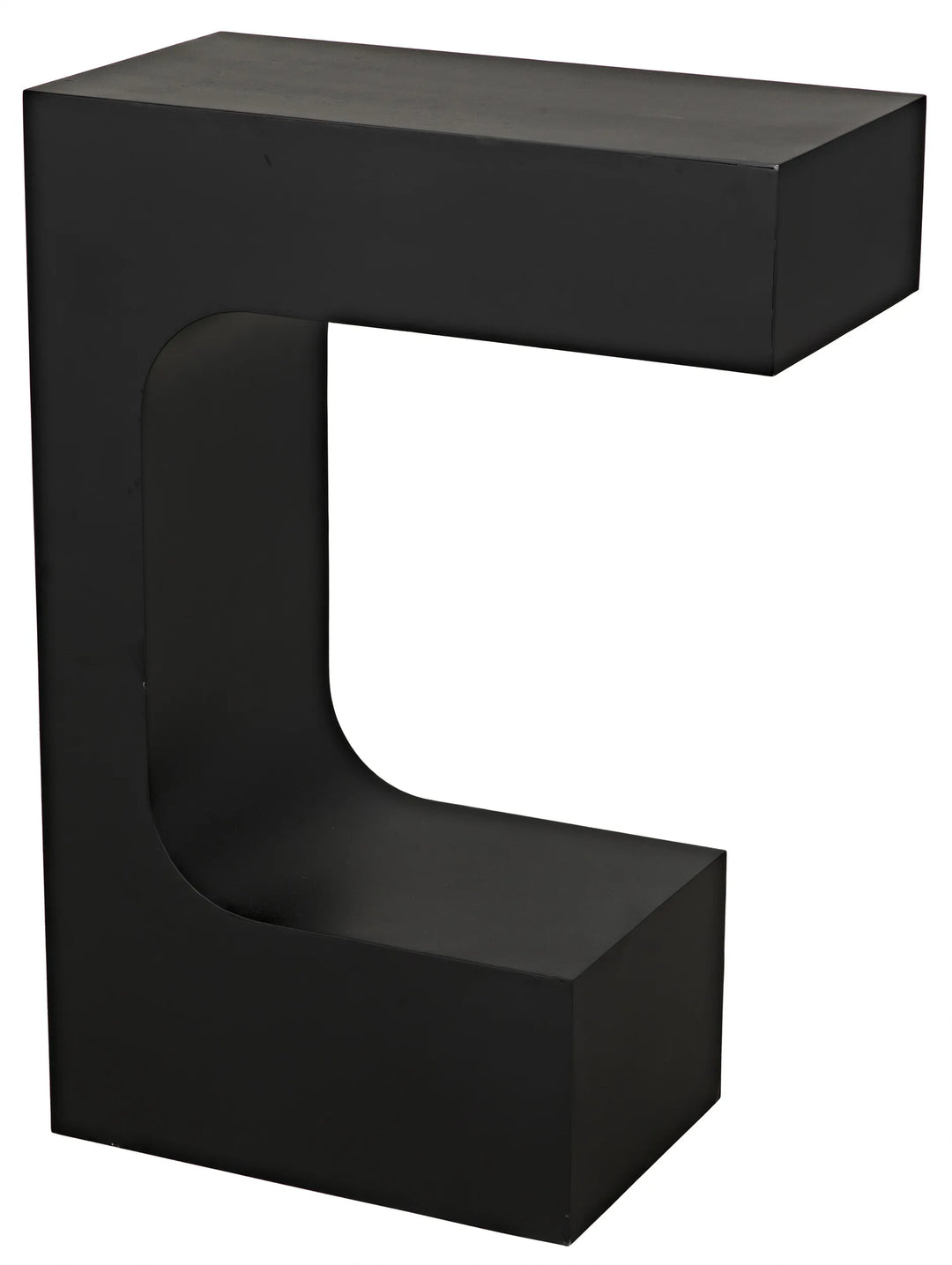 American Home Furniture | Noir - Shiba Console, Black Steel