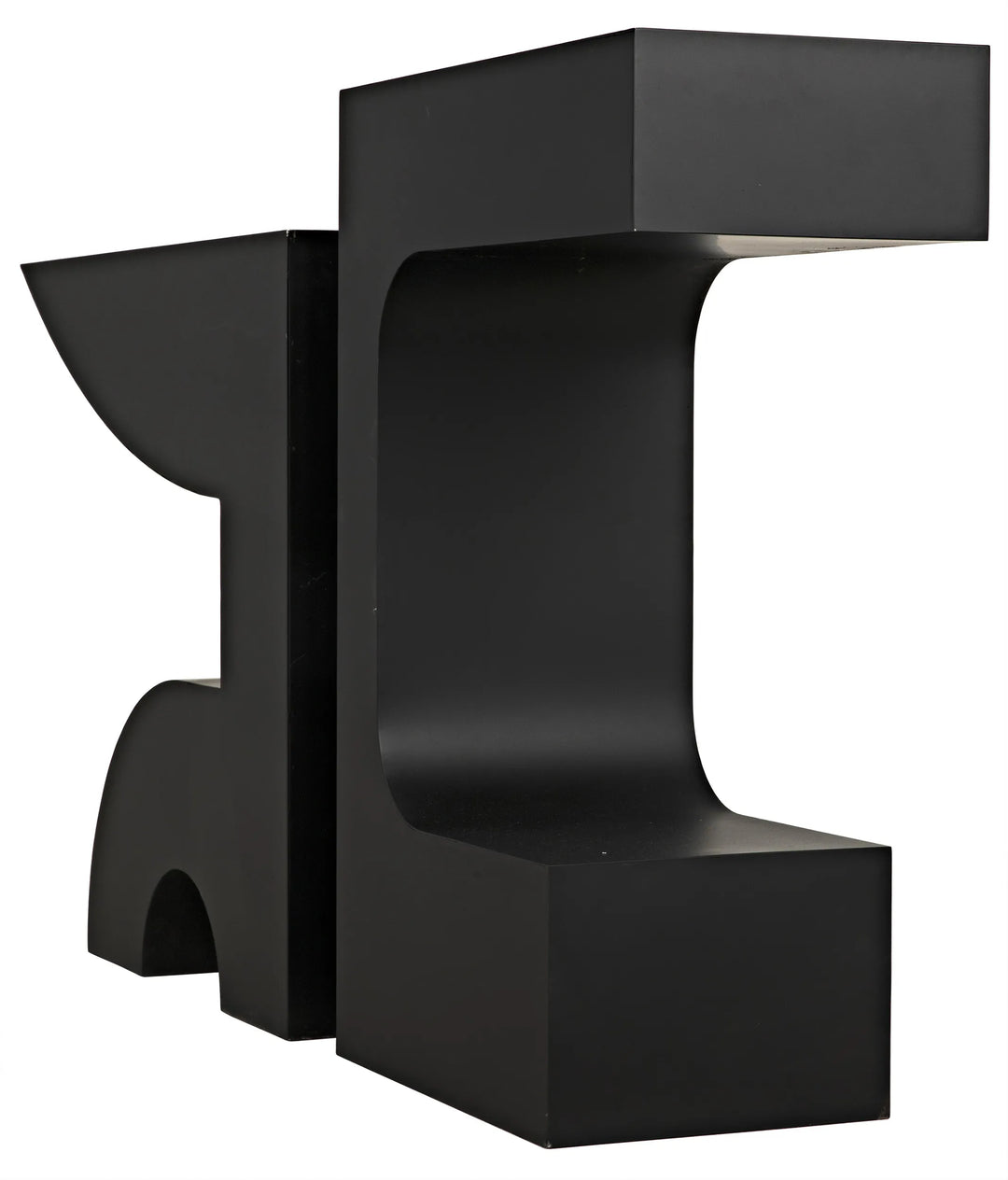 American Home Furniture | Noir - Shiba Console, Black Steel